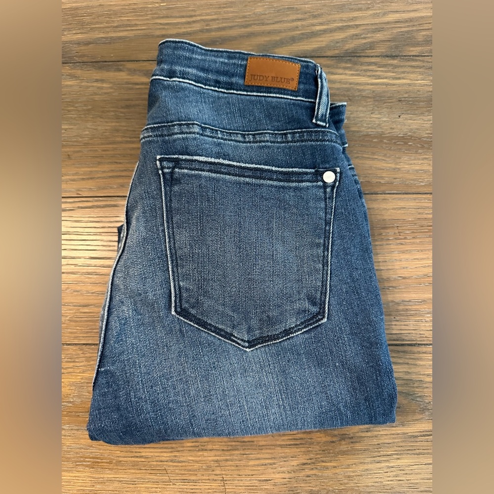 Judy Blue Skinny Fit Dark Blue Jeans Size 3/26 Gently Worn